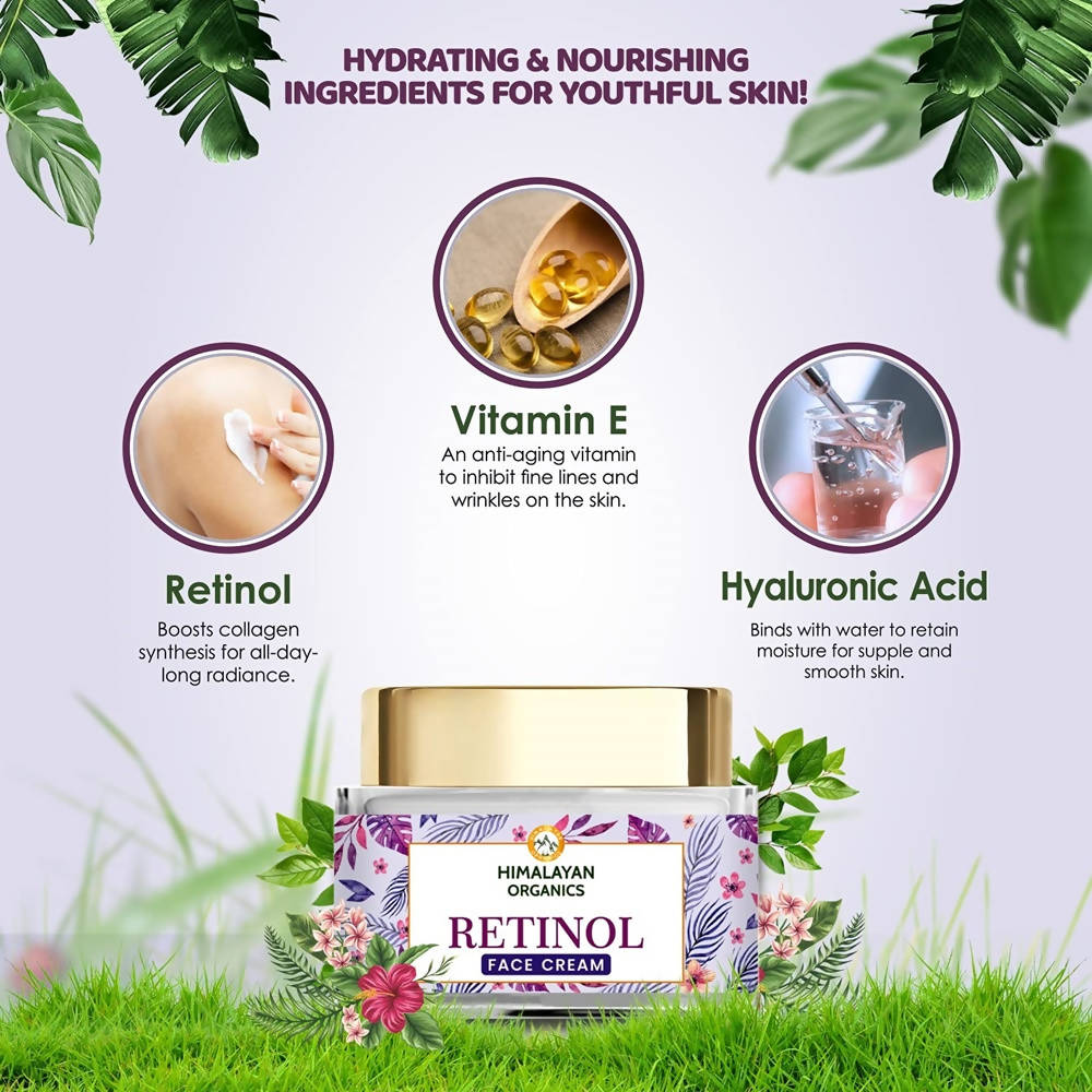 Himalayan Organics Retinol Face Cream | Grocsy