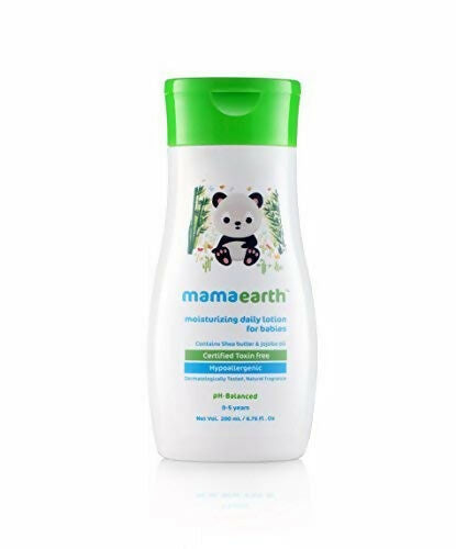 Mamaearth Daily Moisturizing Lotion & Soothing Baby Massage Oil, With Sesame, Almond & Jojoba Oil | Grocsy