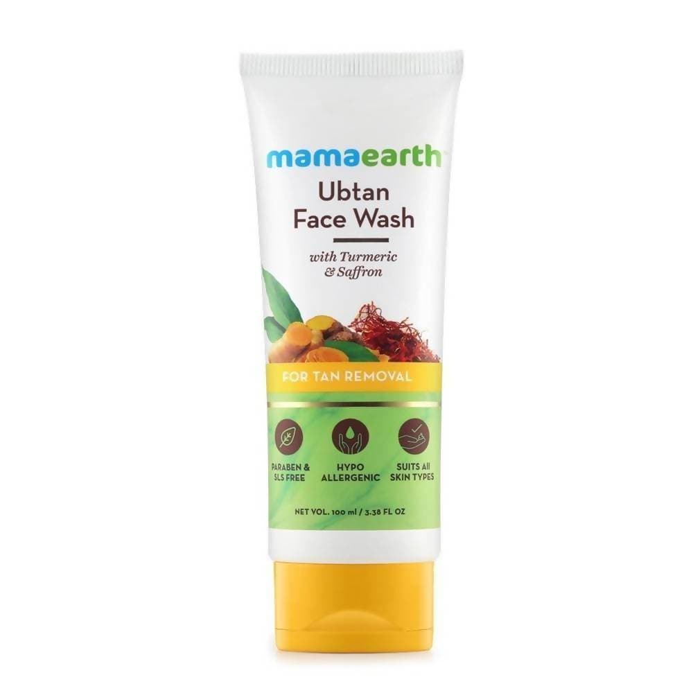 Mamaearth Ubtan Face Wash For Tan Removal & Bye Bye Blemishes Face Cream | Grocsy