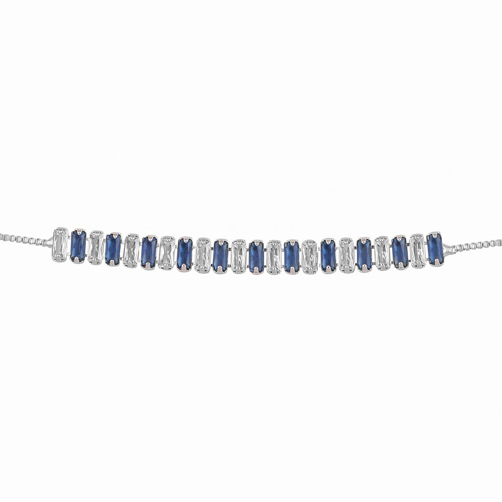 Nuyug Blue Emerald Radiance Anti Tarnish Bracelet | Grocsy