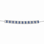 Nuyug Blue Emerald Radiance Anti Tarnish Bracelet | Grocsy