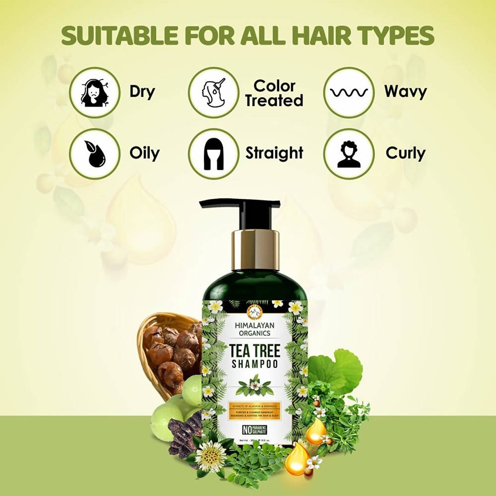 Himalayan Organics Tea Tree Shampoo | Grocsy