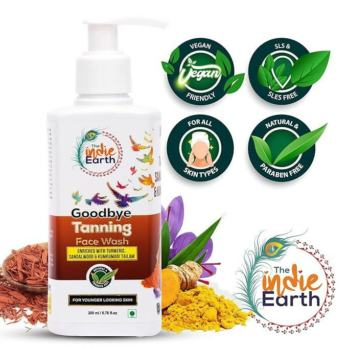 The Indie Earth Goodbye Tanning (Skin Lightening) Facewash | Grocsy