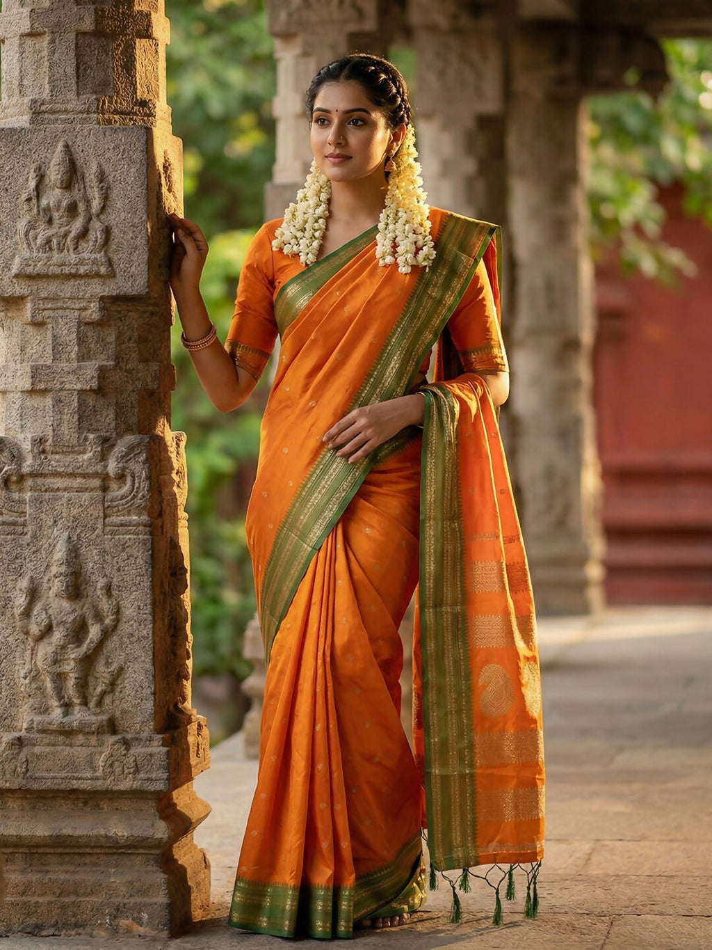 Shree Shyam Fashion Mustard Soft Silk Saree | Grocsy