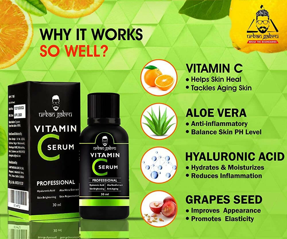 Urbangabru Vitamin C Face Serum | Grocsy