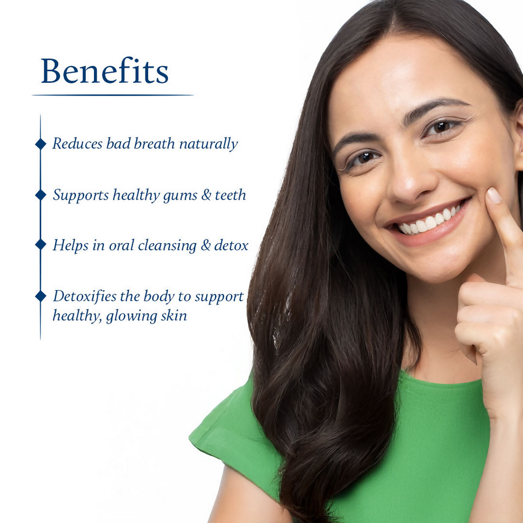 Blue Nectar Cardamom Mint Oil Pulling For Mouth | Grocsy
