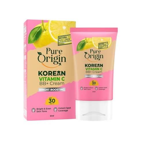 Pure Origin Korean Vitamin C Bright Boosting BB+ Cream Natural Bb Face Cream | Grocsy