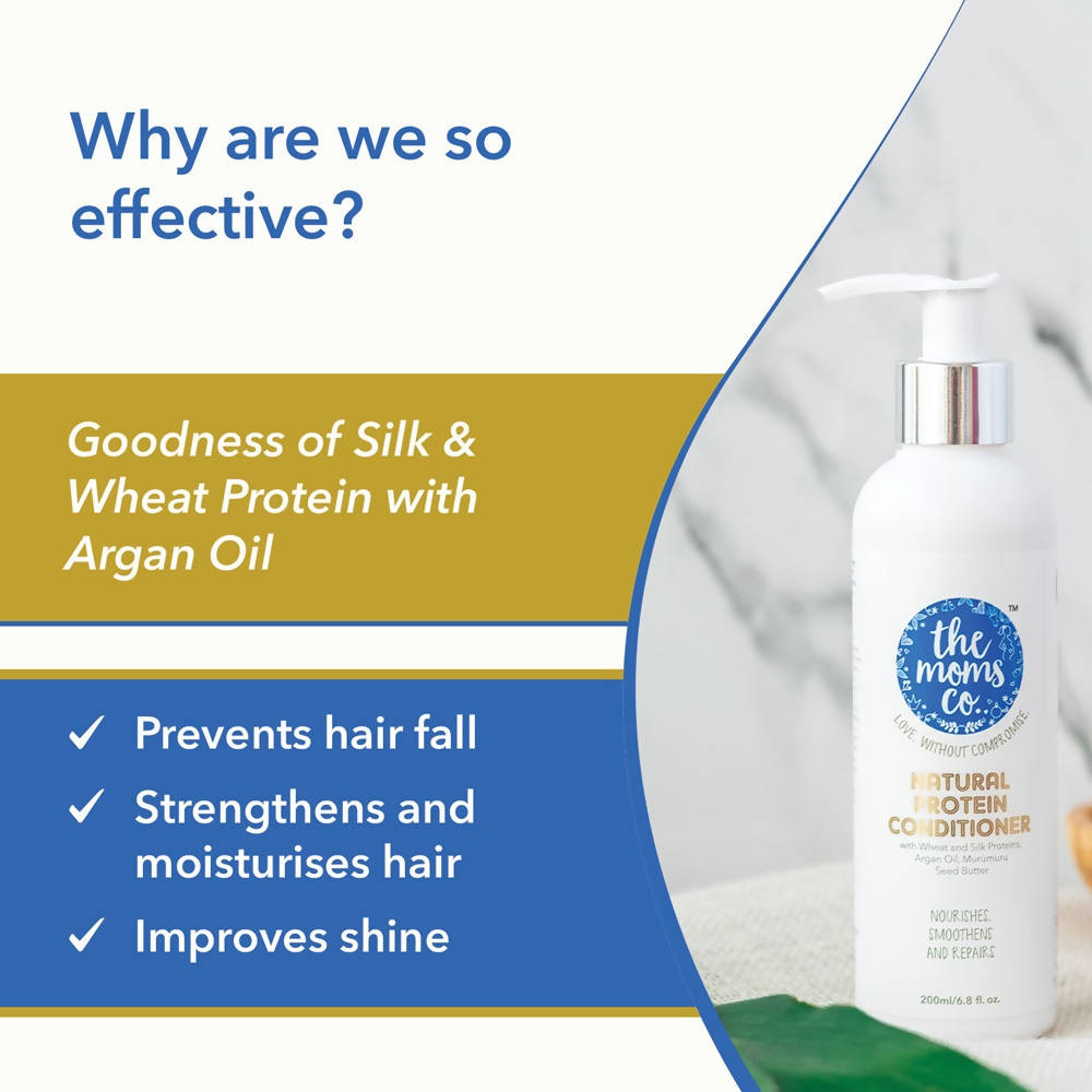The Moms Co Natural Protein Conditioner | Grocsy