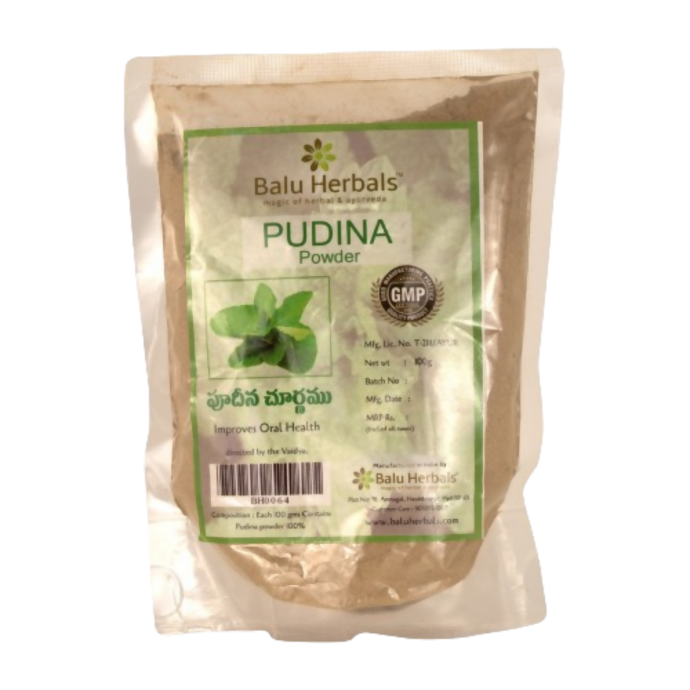Balu Herbals Mint Leaves (Pudina) powder | Grocsy