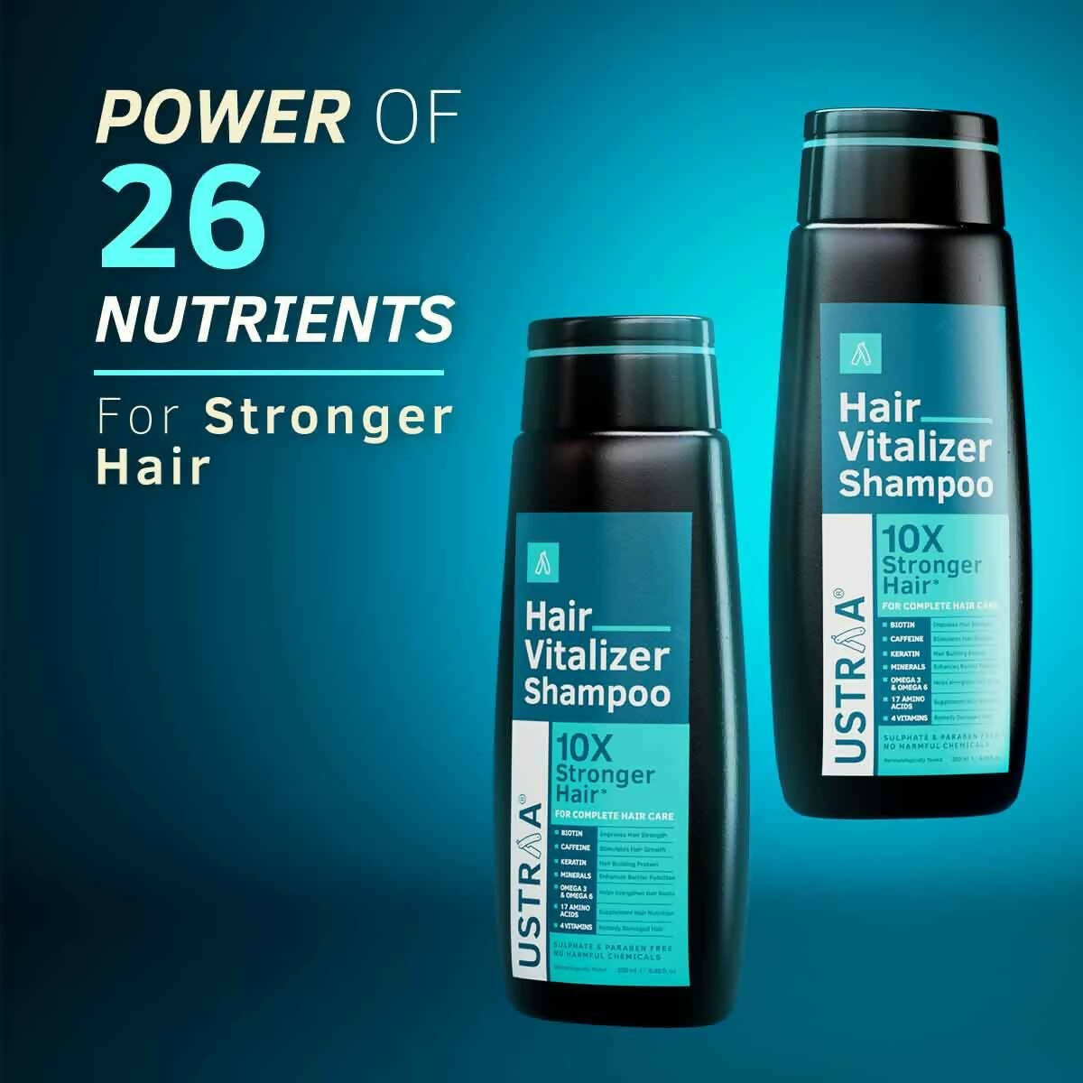 Ustraa Hair Vitalizer Shampoo | Grocsy