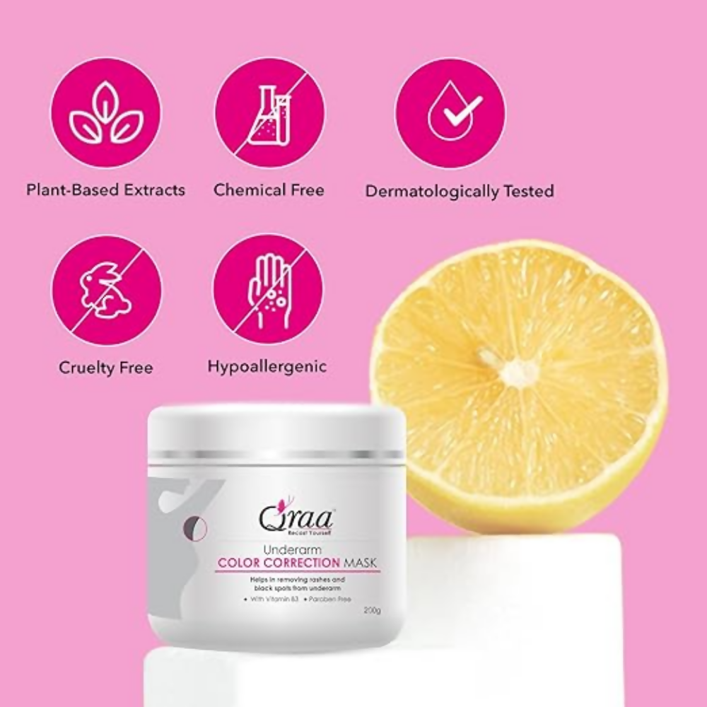 Qraa Underarm Brightening Color Correction Mask | Grocsy