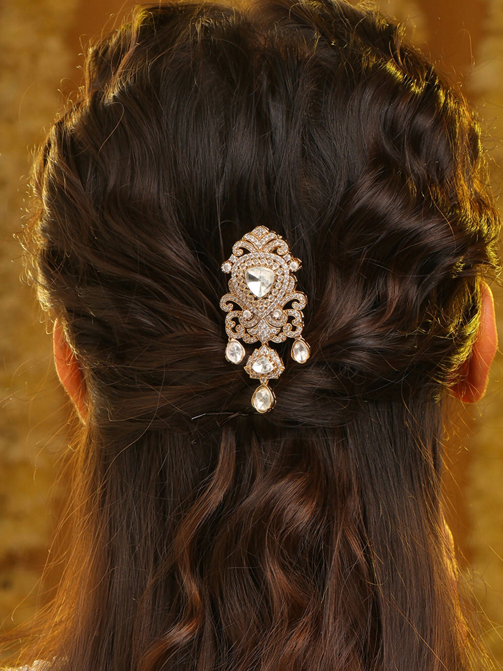Ruby Raang Shahi Knot Pin | Grocsy