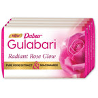 Dabur Gulabari Pure Rose Soap for Radiant Rose Glowing Skin & Body | Grocsy