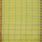 Exclusive Collection 100% Pure Cotton Light Green Tant Saree With Hand Weaving Work | Grocsy