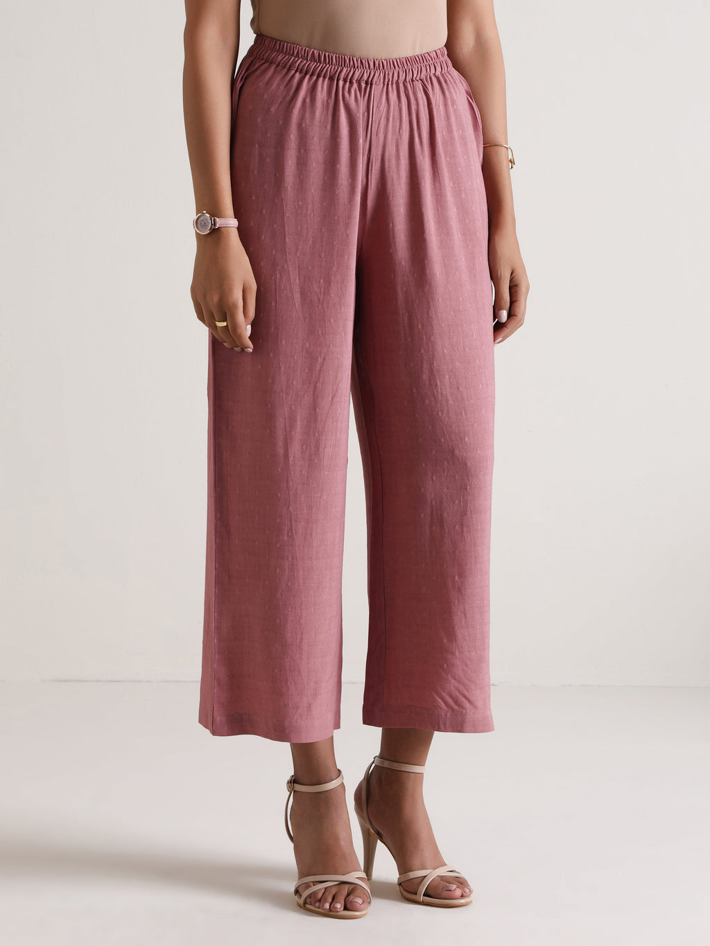 trueBrowns Mauve Angrakha Kurta Set | Grocsy