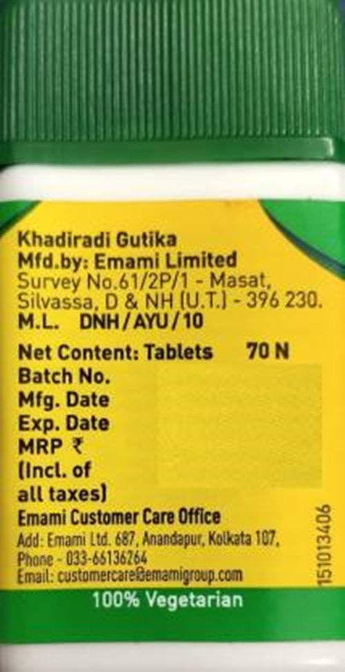 Zandu Khadiradi Gutika | Grocsy