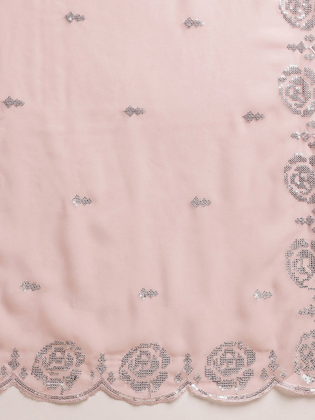 kasee Embellished Sequinned Poly Georgette Saree | Grocsy