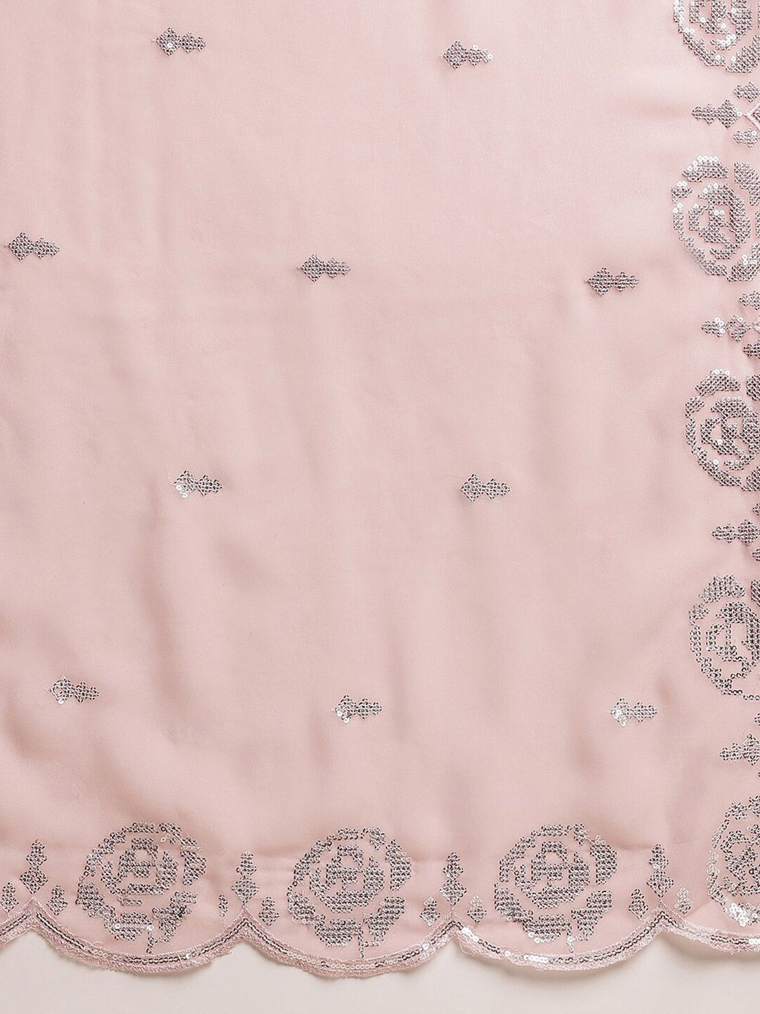 kasee Embellished Sequinned Poly Georgette Saree | Grocsy