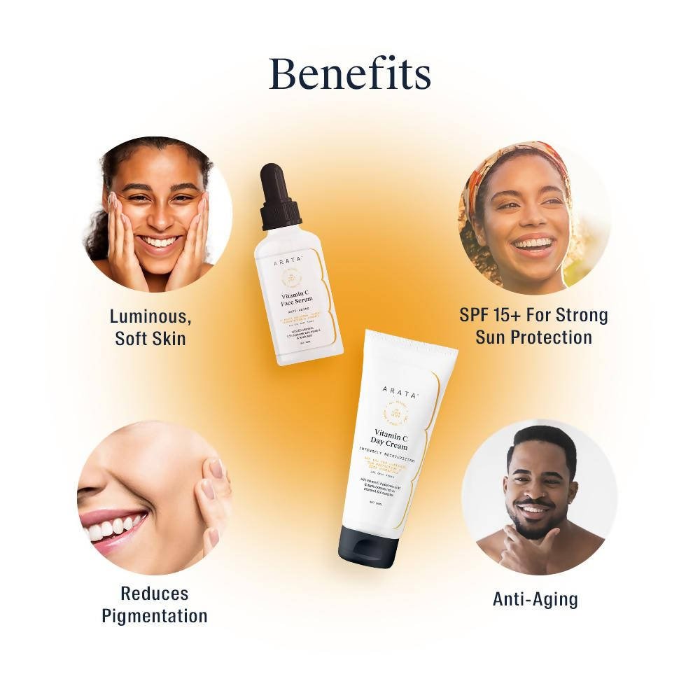 Arata Vitamin C Luminous Skin Combo | Grocsy