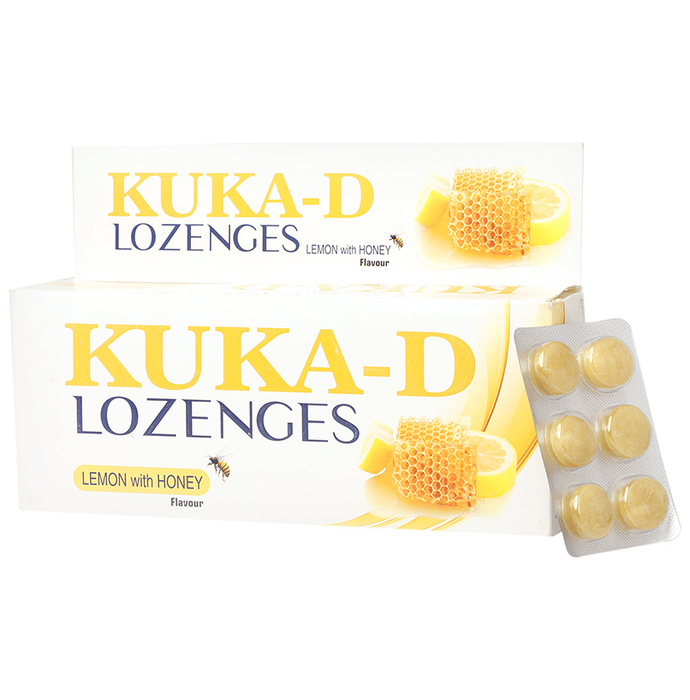 Multani Kuka-D Cough Lozenges Lemon with Honey | Grocsy