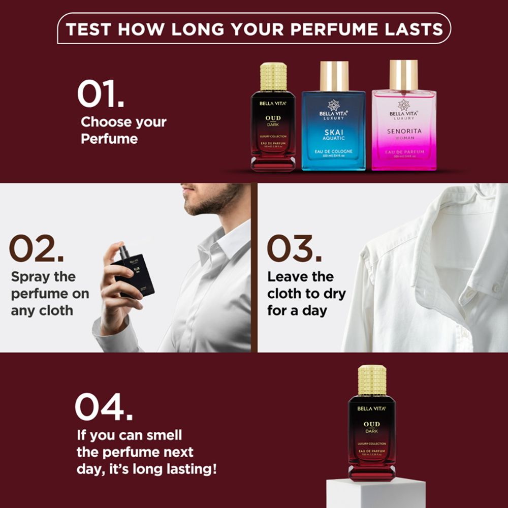 Bella Vita OUD Dark Eau De Perfume for Men | Grocsy