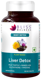 Bliss Welness Liver Detox Veg Tablet | Grocsy