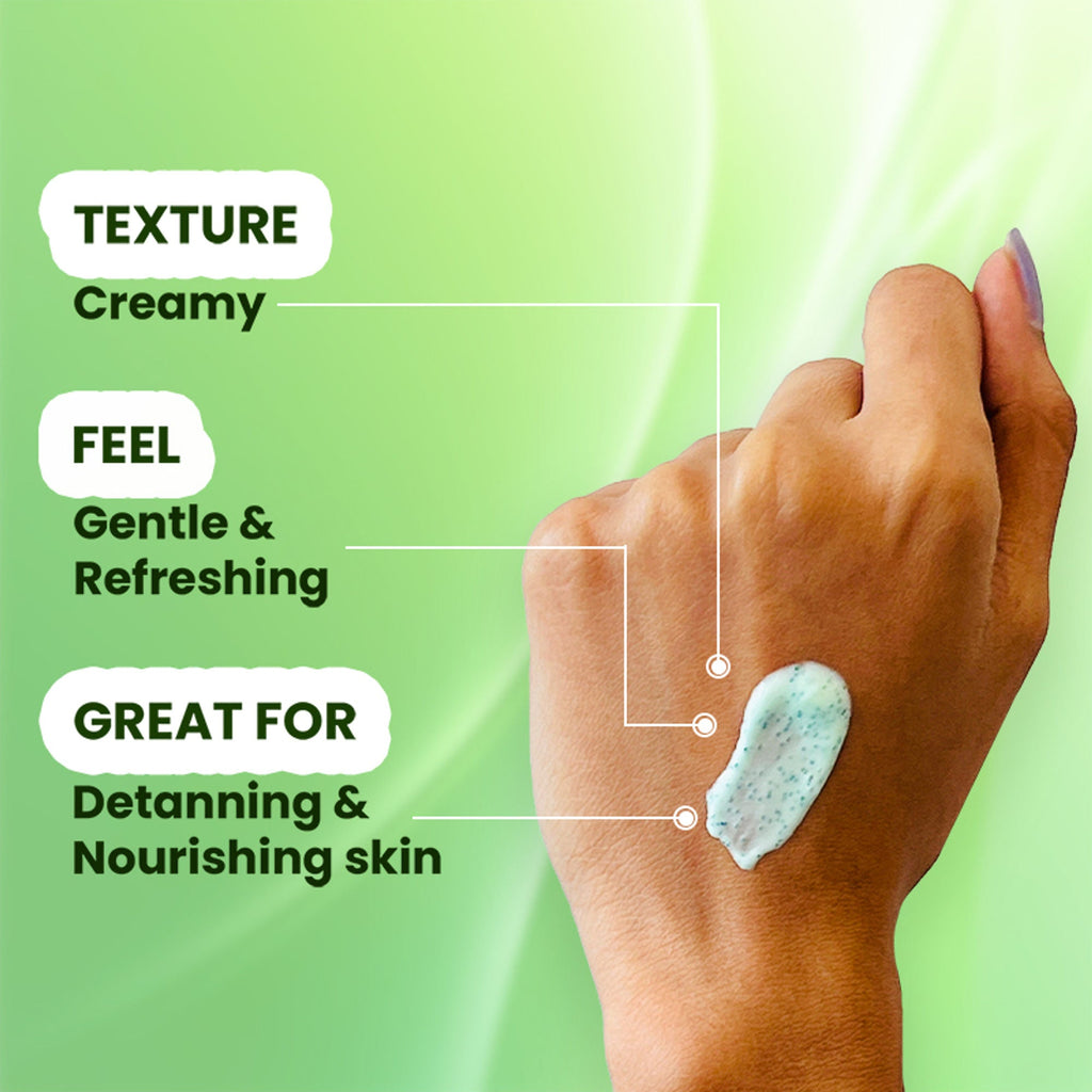 The Skin Story Moringa Gentle Face Scrub | Grocsy