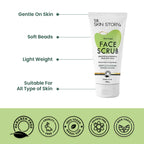 The Skin Story Moringa Gentle Face Scrub | Grocsy