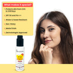 The Skin Story Moringa Face Sunscreen SPF 50+ PA+++ For Detan | Grocsy