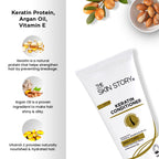 The Skin Story Sulphate Free Anti Frizz Keratin Hair Conditioner, Instant Gloss Smooth Shine, Vit E | Grocsy