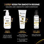The Skin Story Sulphate Free Anti Frizz Keratin Hair Conditioner, Instant Gloss Smooth Shine, Vit E | Grocsy