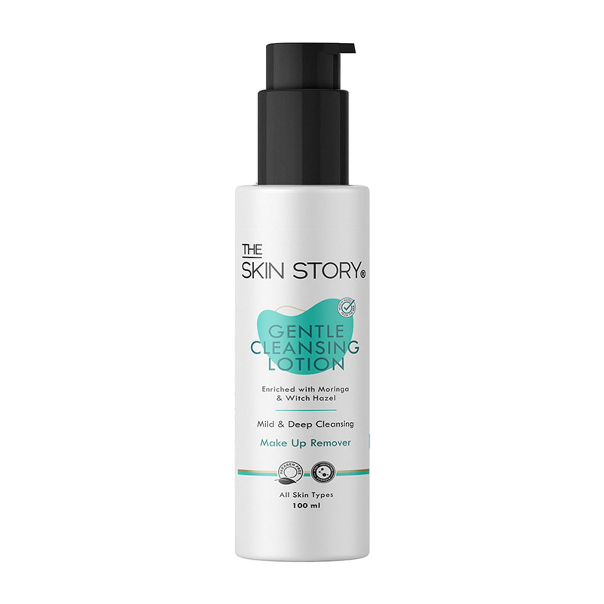 The Skin Story Gentle Face Cleanser Lotion For Deep Cleansing Moisturizing Makeup Removal - Moringa | Grocsy