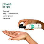 The Skin Story Gentle Face Cleanser Lotion For Deep Cleansing Moisturizing Makeup Removal - Moringa | Grocsy