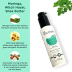 The Skin Story Gentle Face Cleanser Lotion For Deep Cleansing Moisturizing Makeup Removal - Moringa | Grocsy