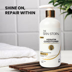 The Skin Story Sulphate Free Anti Frizz Keratin Hair Conditioner, Instant Gloss Smooth Shine, Vit E | Grocsy