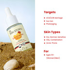 The Skin Story Invisible Liquid Sunscreen Serum For Face, SPF 40 PA+++ With Vitamin E | Grocsy