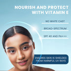 The Skin Story Invisible Liquid Sunscreen Serum For Face, SPF 40 PA+++ With Vitamin E | Grocsy