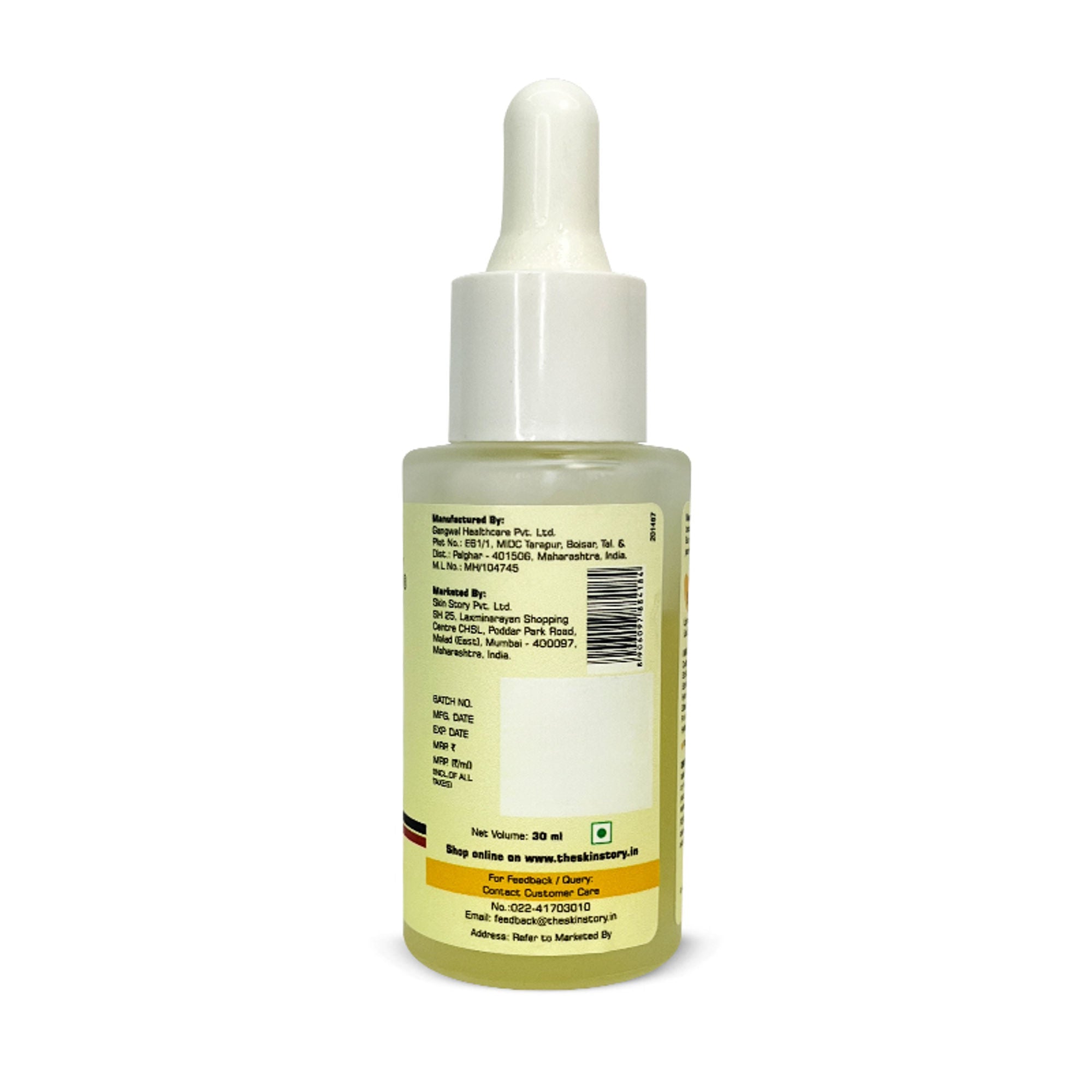 The Skin Story Invisible Liquid Sunscreen Serum For Face, SPF 40 PA+++ With Vitamin E | Grocsy