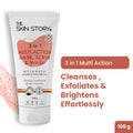 The Skin Story 3 in 1 Multi Action Face Mask, Scrub & Wash For Deeply Cleansed | Grocsy