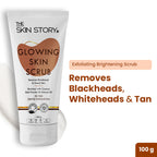 The Skin Story Gentle Detan Face Scrub Exfoliate Dead Skin Remove Blackheads Dark Spots Pigmentation | Grocsy