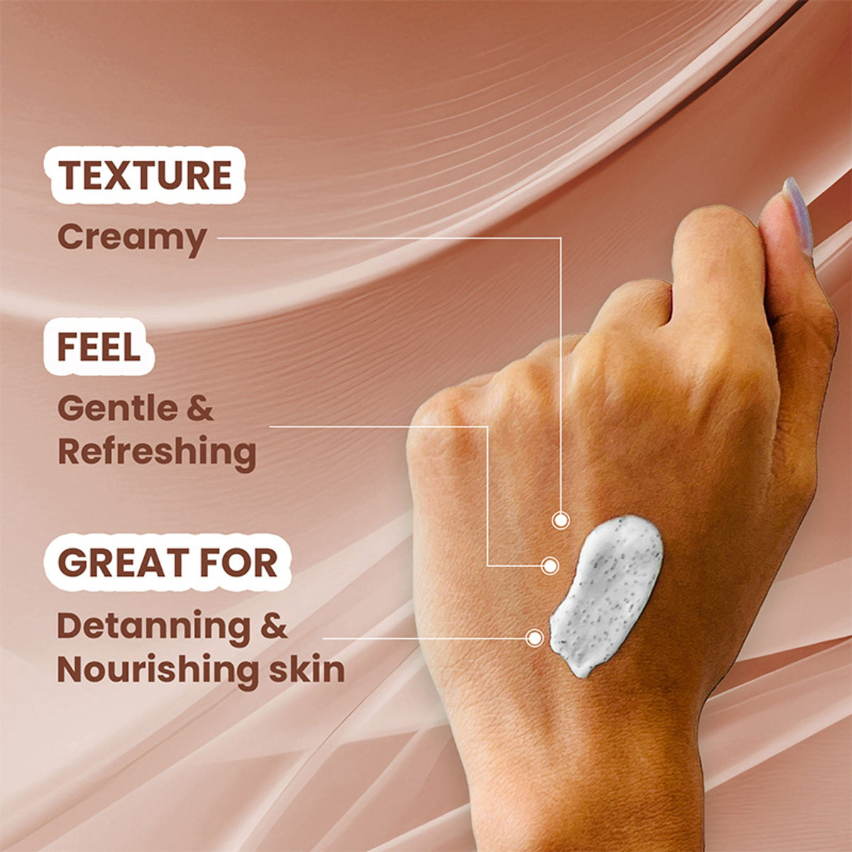 The Skin Story Gentle Detan Face Scrub Exfoliate Dead Skin Remove Blackheads Dark Spots Pigmentation | Grocsy