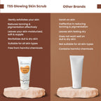 The Skin Story Gentle Detan Face Scrub Exfoliate Dead Skin Remove Blackheads Dark Spots Pigmentation | Grocsy