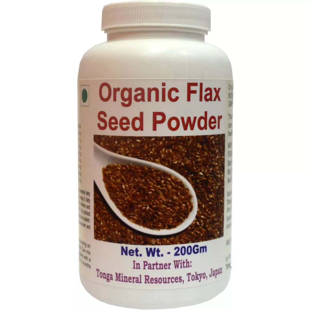 Tonga Herbs Organic Flax Seed Powder | Grocsy