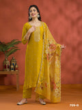 Anaita Yellow Silk Embroidered Viscose Thread Zari Work Salwar Suit | Grocsy