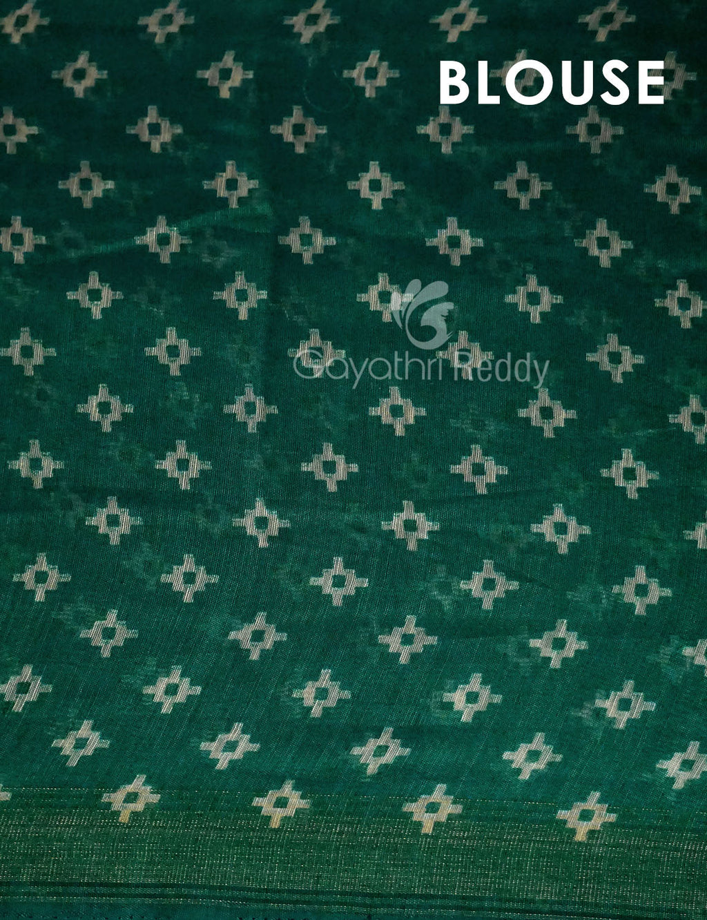 Off-White Red Striped Semi Chanderi Saree By Gayathri Reddy Designer Studio | Grocsy