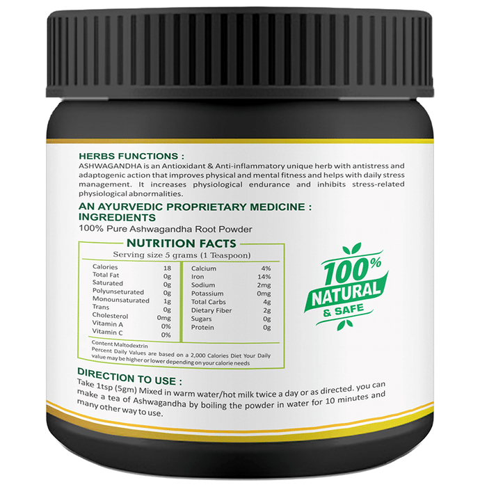 Sabates Ashwagandha  Powder | Grocsy