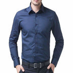 Men's Cotton Solid Full Sleeve Shirts | Grocsy