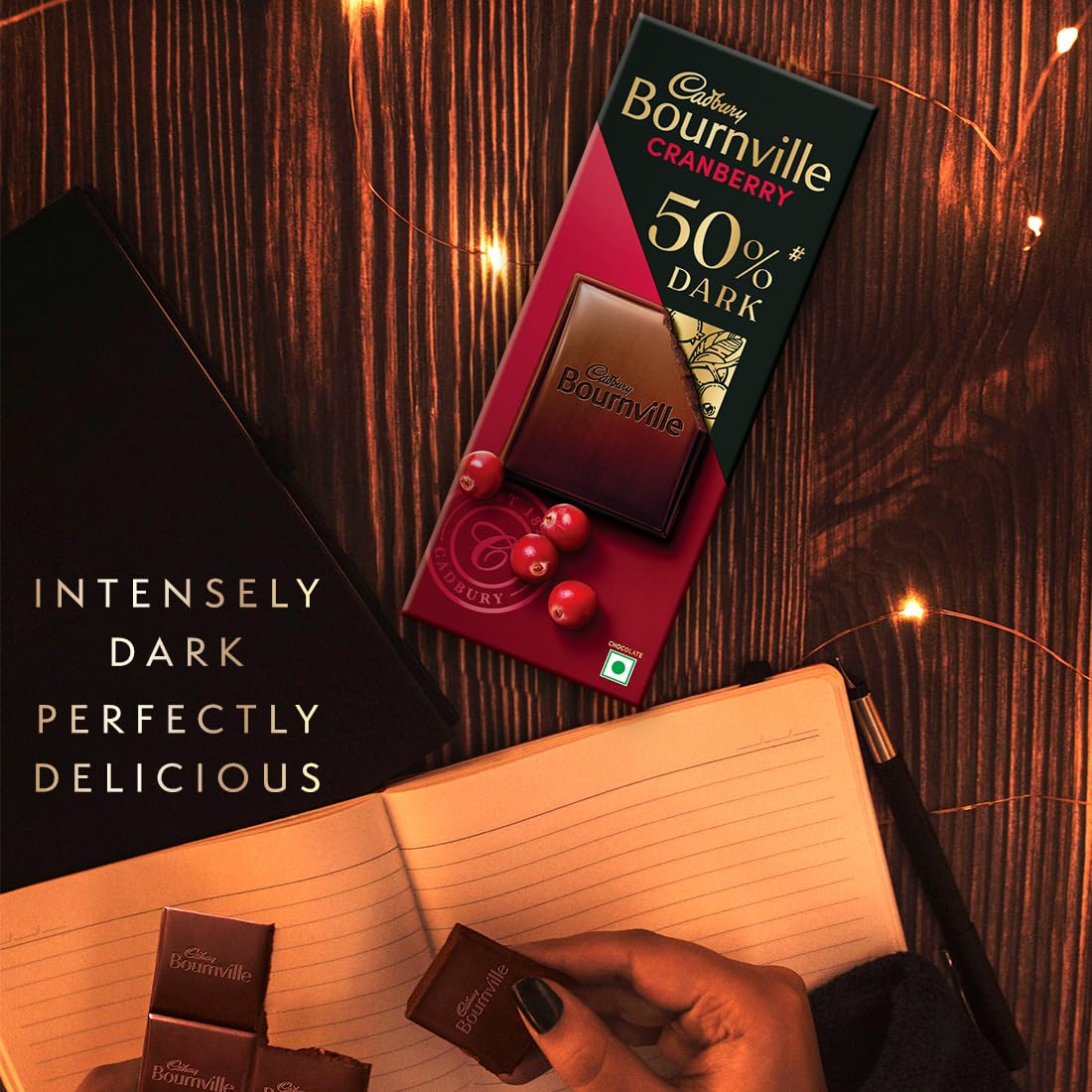 Cadbury Bournville Cranberry Dark Chocolate Bar | Grocsy