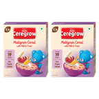Nestle Ceregrow Kids (2-6 yrs) Cereal-Multigrain, Milk & Fruits, Rich in Iron, Calcium & Protein | Grocsy