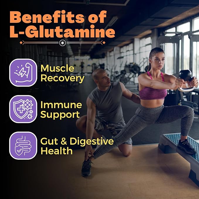 BOOSTIQ L-Glutamine Powder - Unflavoured | Grocsy